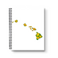 Hawaii State Flower Spiral Lined Notebook