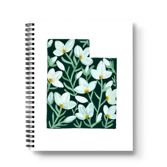 Utah State Flower Spiral Lined Notebook