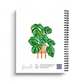 Monstera Plant II Spiral Lined Notebook