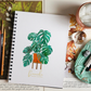 Monstera Plant I Spiral Lined Notebook
