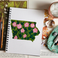 Iowa State Flower Spiral Lined Notebook