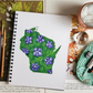Wisconsin State Flower Spiral Lined Notebook