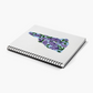 New Hampshire State Flower Spiral Lined Notebook