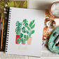 Plants Spiral Lined Notebook