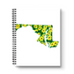 Maryland State Flower Spiral Lined Notebook