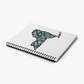 New York State Flower Spiral Lined Notebook