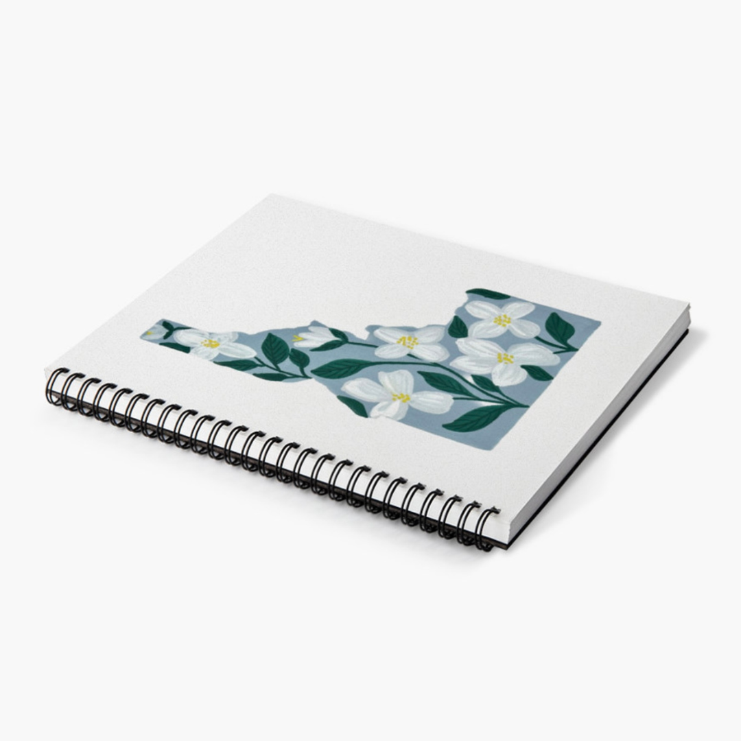 Idaho State Flower Spiral Lined Notebook