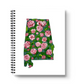 Alabama State Flower Spiral Lined Notebook