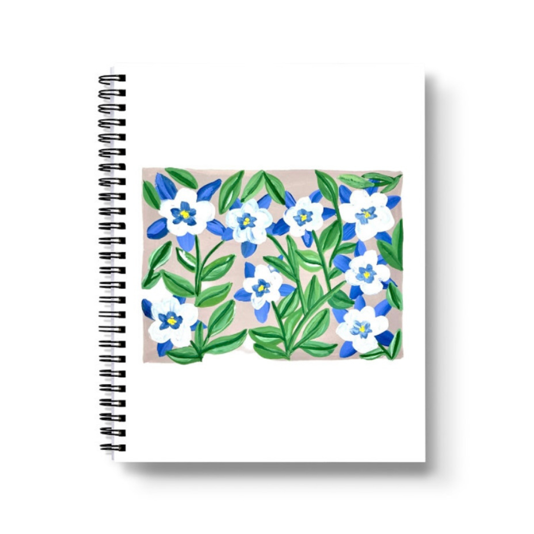 Colorado State Flower Spiral Lined Notebook