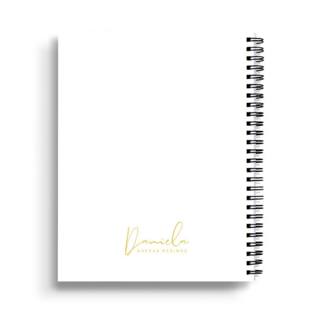 New Mexico State Flower Spiral Lined Notebook