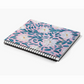 Daisies and blue leaves Spiral Lined Notebook