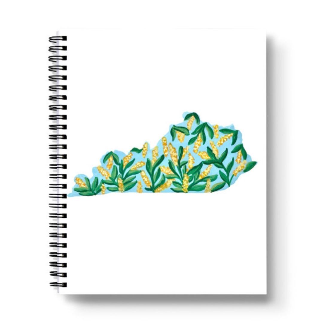 Kentucky State Flower Spiral Lined Notebook