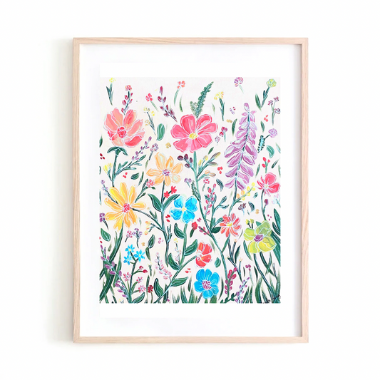 Flowers on Acrylic art print
