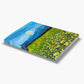 Blue Mountains and Yellow Flowers Layflat Notebook