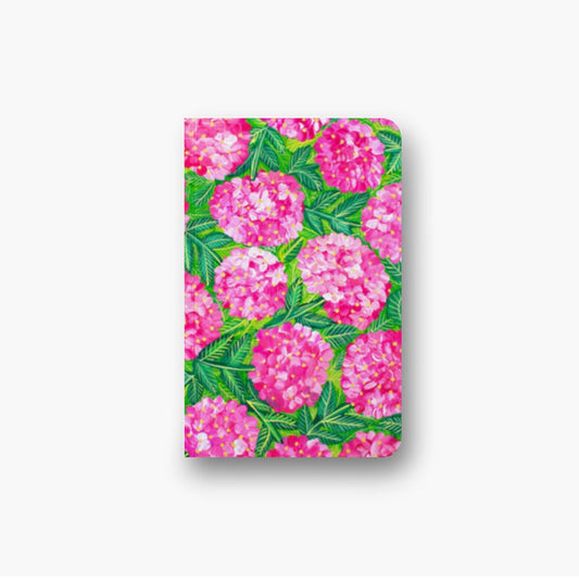 Pink Hydrangea Layflat Lined Notebook