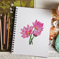 Water Lily Spiral Lined Notebook
