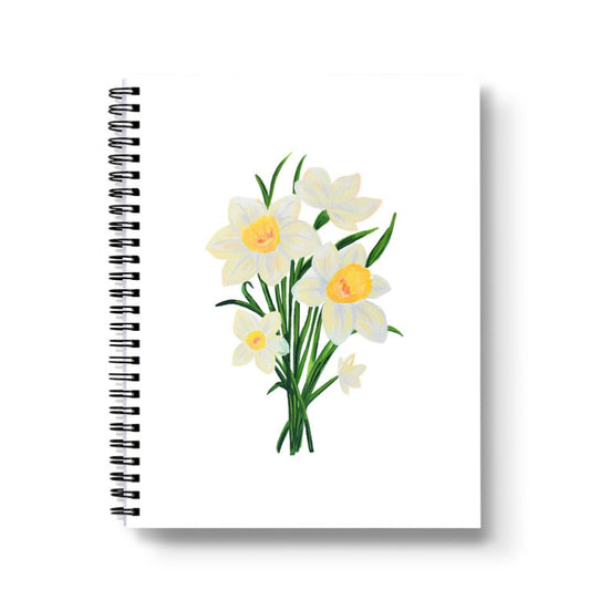 Daffodil Spiral Lined Notebook