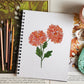 Chrysanthemum Spiral Lined Notebook