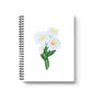 Daisy Spiral Lined Notebook