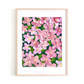 Azalea Pink Flowers art print