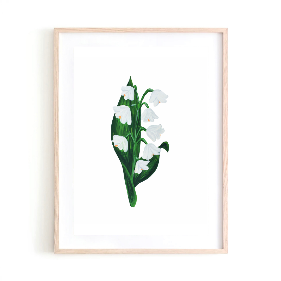 Lily of the valley art print