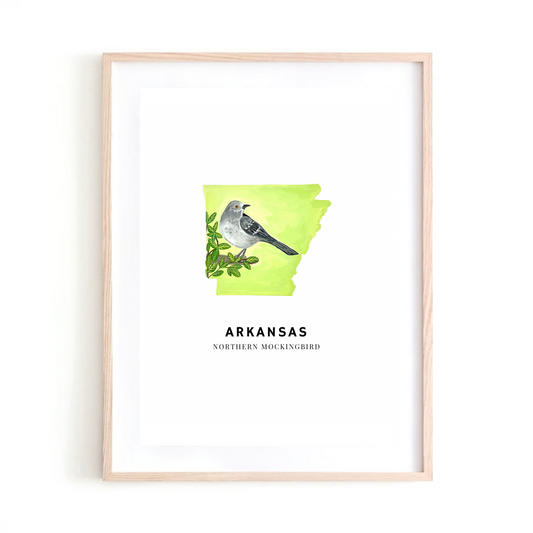 Arkansas State Bird art print