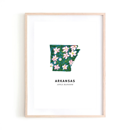 Arkansas State Flower art print