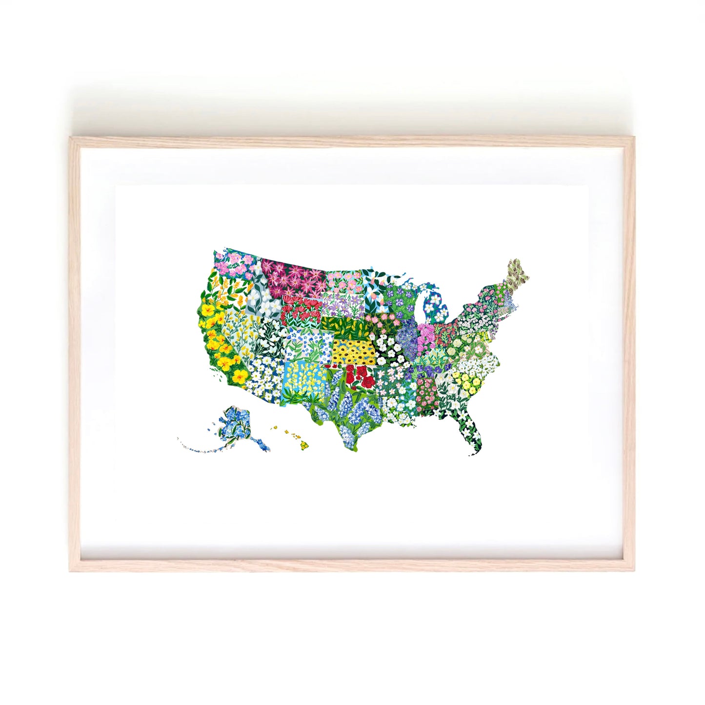 USA State Flower art print