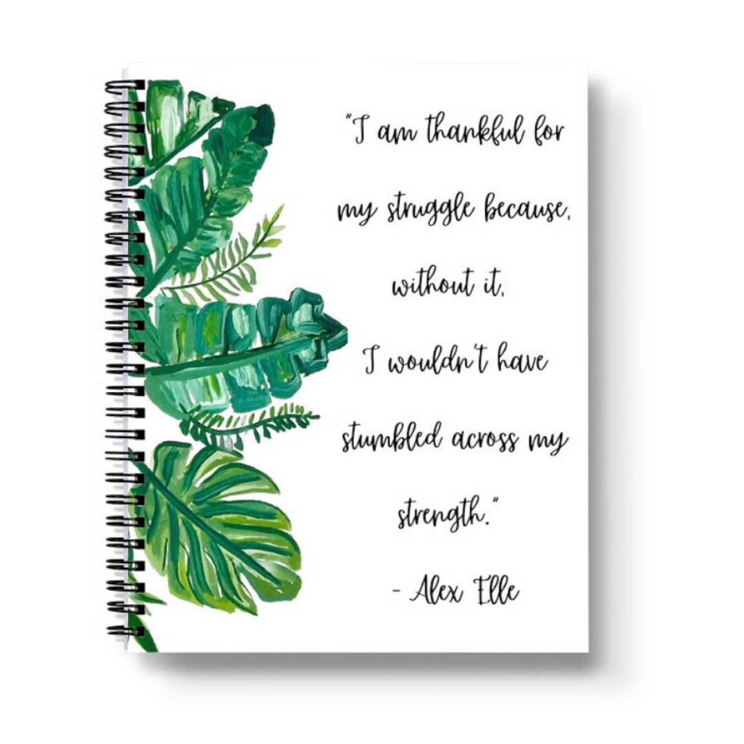 Elle Quotes Spiral Lined Notebook