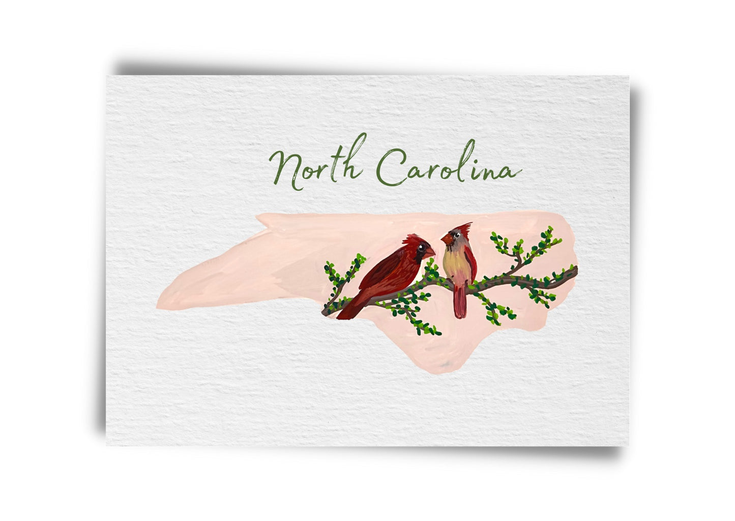 North Carolina State Birds Postcard