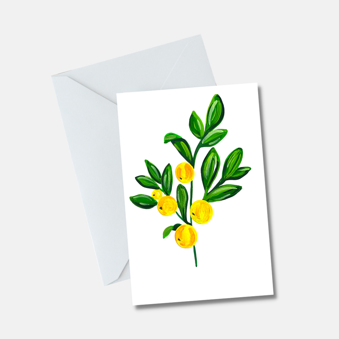Lemons Greeting Cards