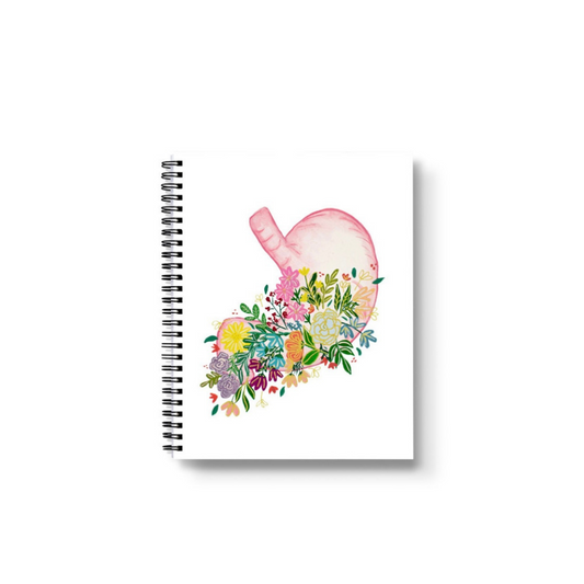 Stomach Spiral Lined Notebook