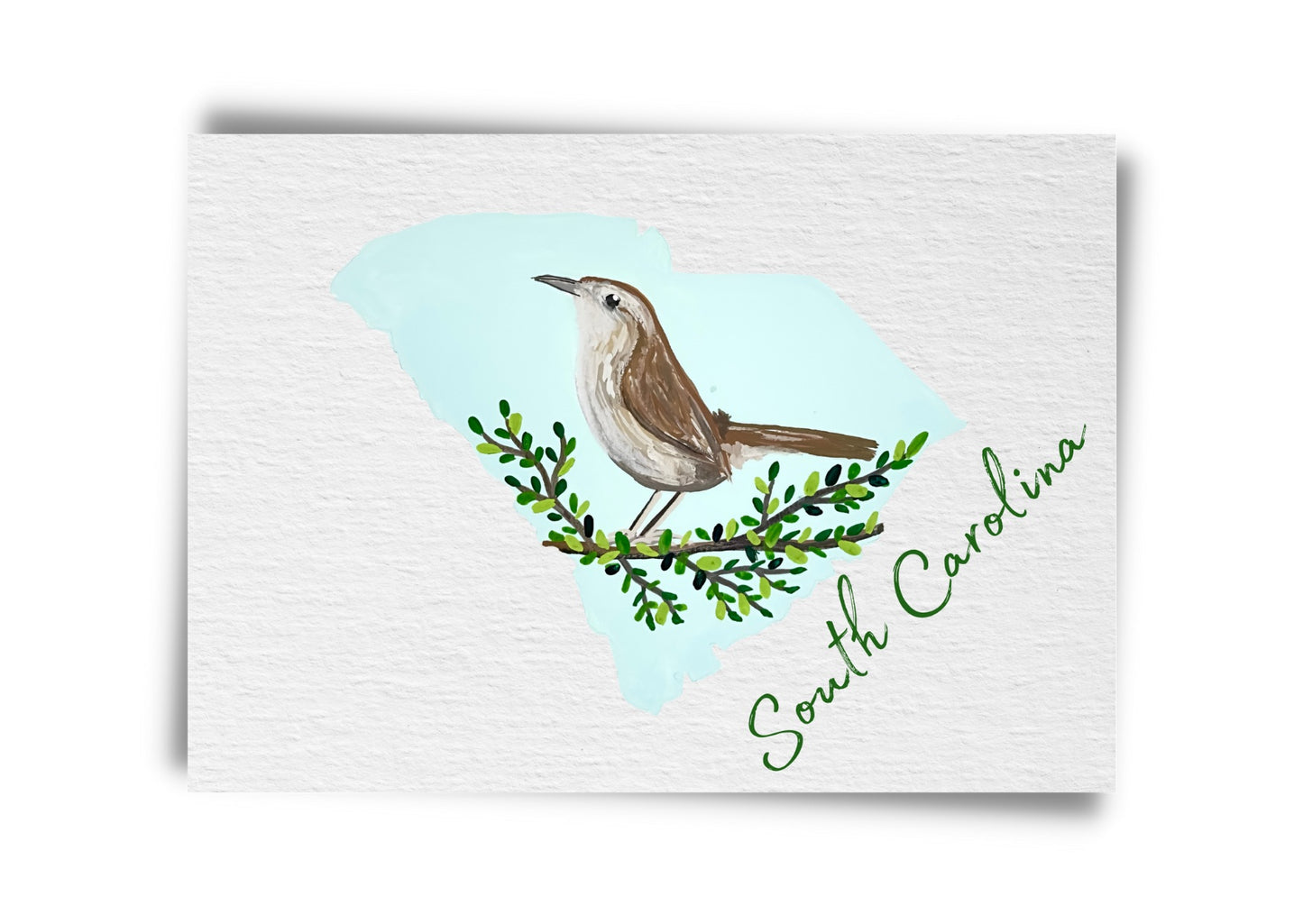 South Carolina State Birds Postcard