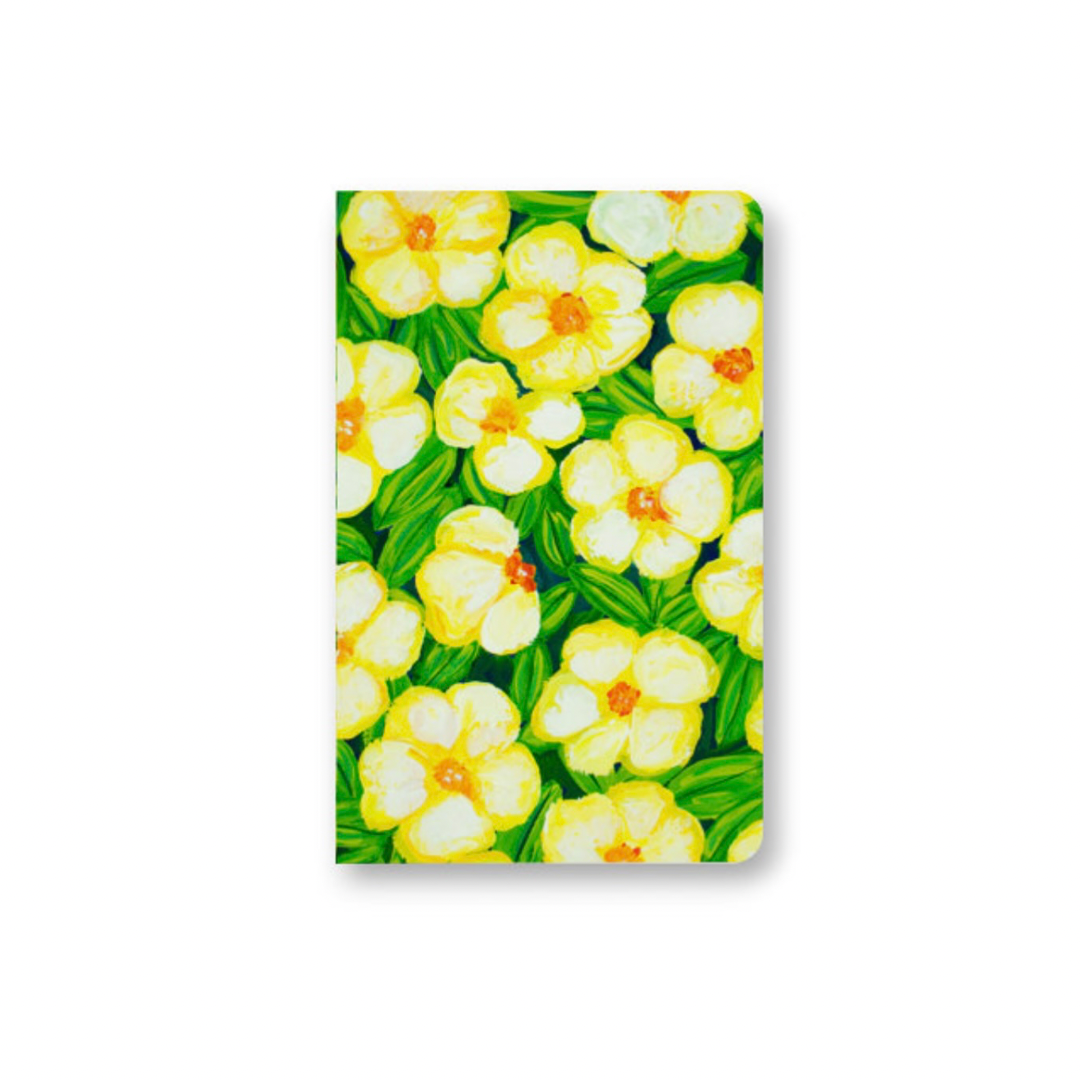 Yellow Yasmine Dotted Notebook