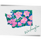 Washington State Flowers Postcard