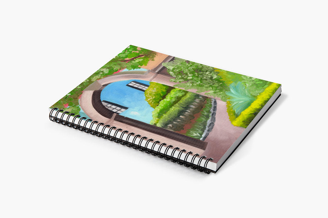 Arch Collage of Charleston Spiral Lined Notebook
